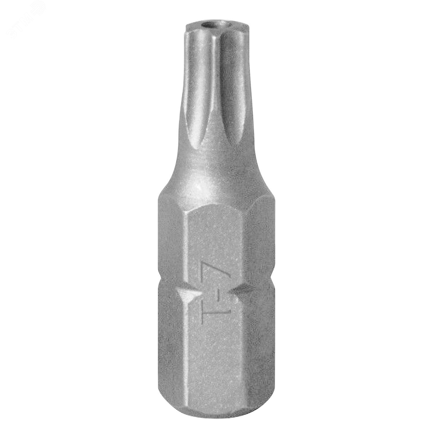 Изображение товара Вставка (бита) торцевая 1/4', TORX, T7, L = 25 мм, с отверстием (шт)