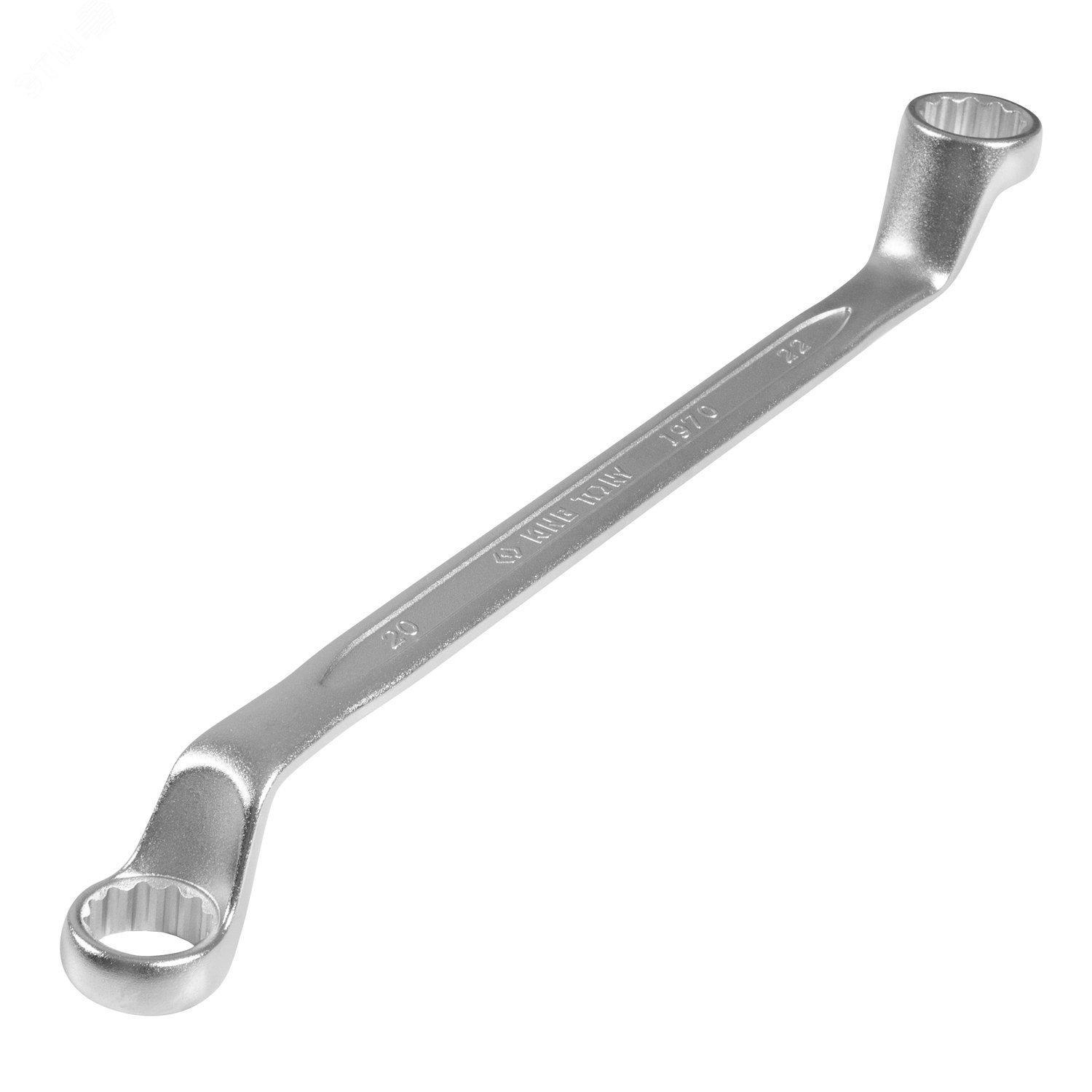 Изображение товара Ключ накидной 20x22 мм из инструментальной стали King Tony