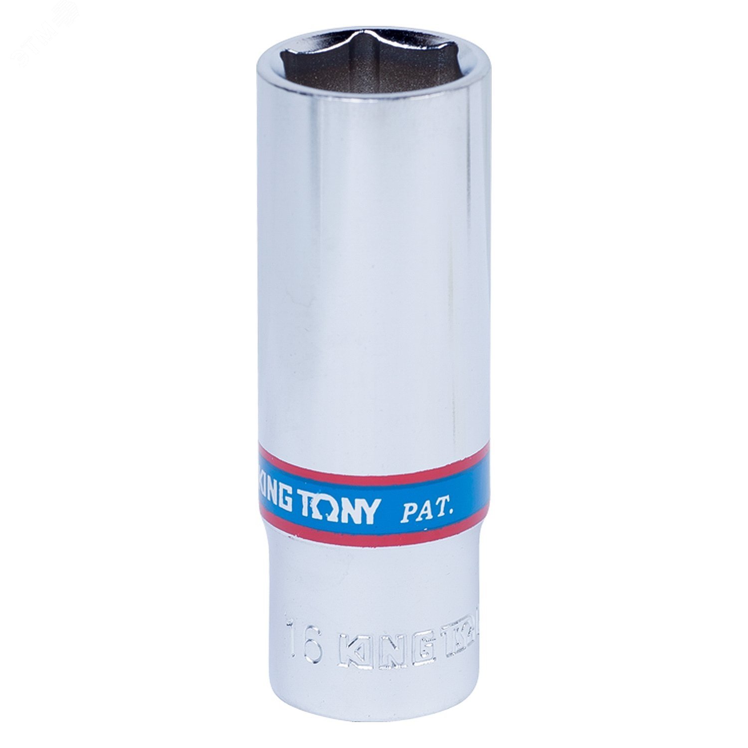 Изображение товара Головка торцевая глубокая шестигранная 3/8 16 мм от King Tony