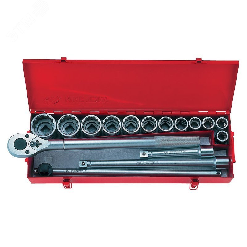 Изображение товара Набор торцевых головок 3/4', 16 предметов, King Tony