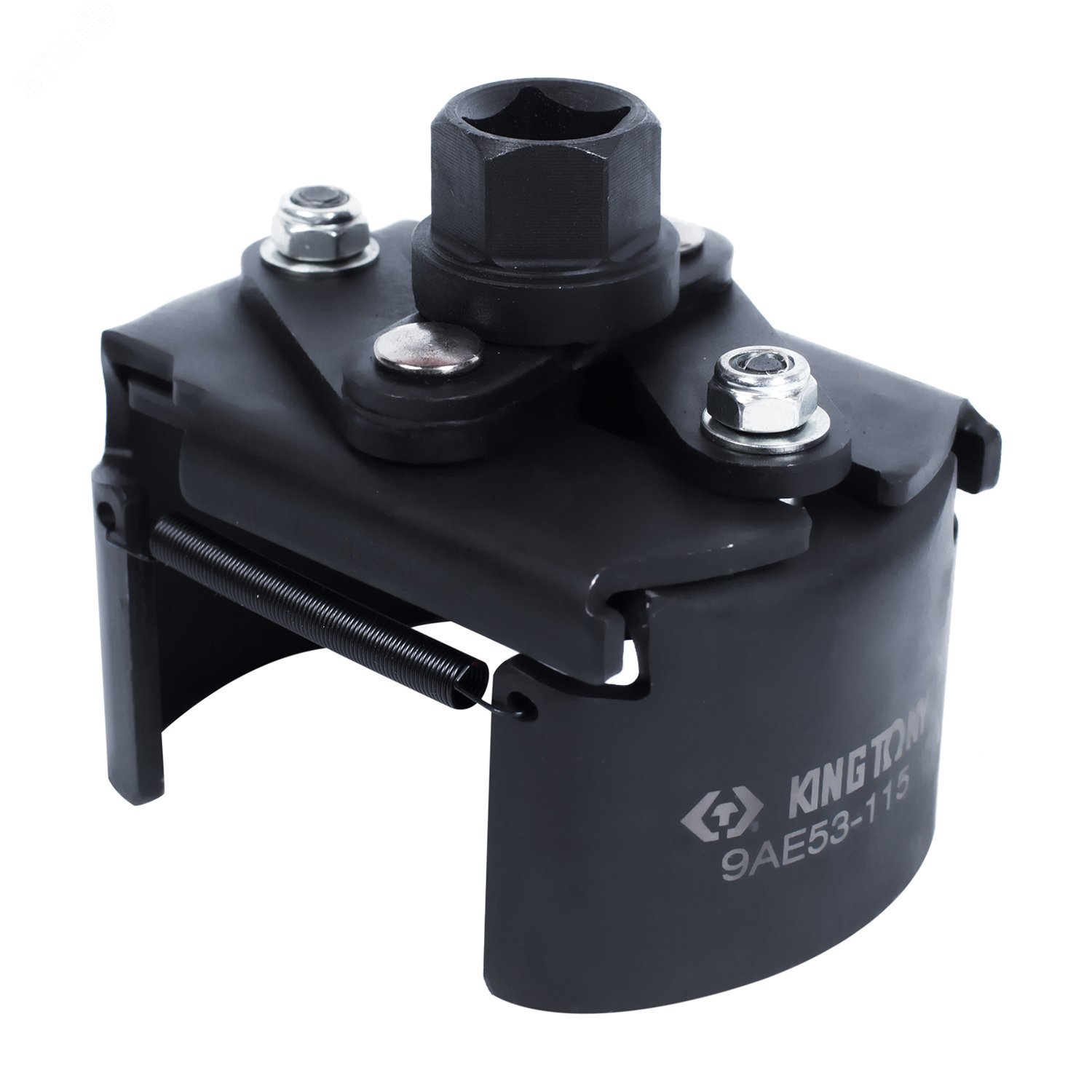 Изображение товара Съемник масляных фильтров KING TONY 1/2'' 80-115 мм двухзахватный