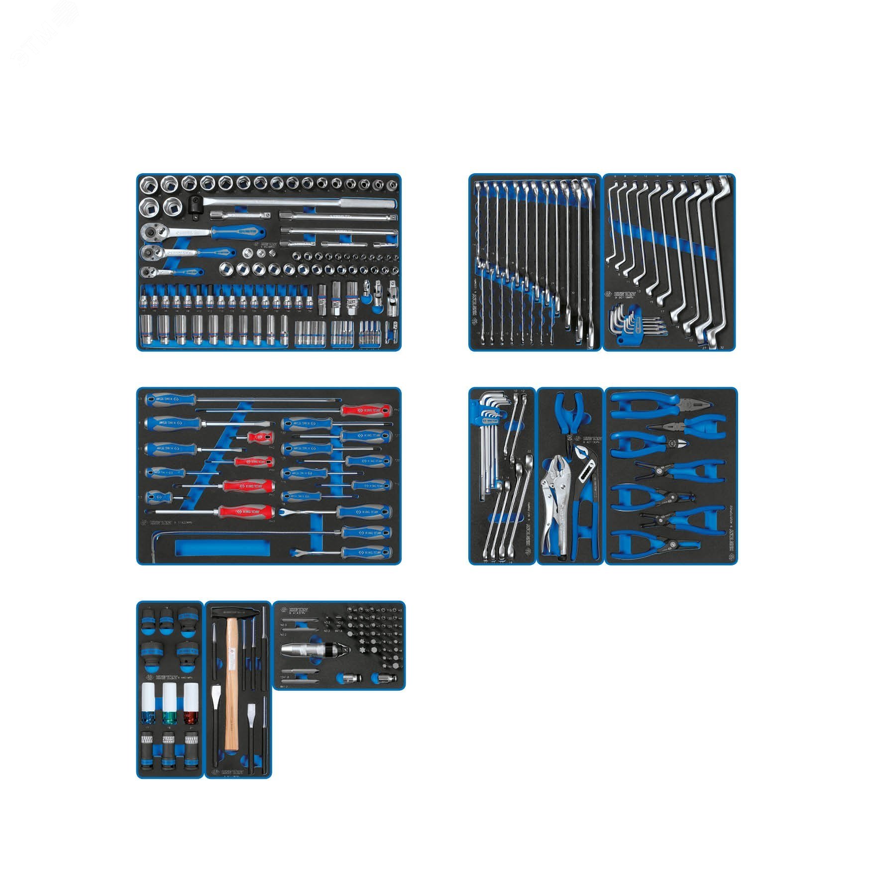 Изображение товара Набор инструментов KING TONY 'DRIVE', 251 предмет