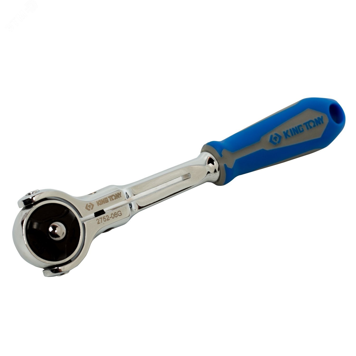 Изображение товара Трещотка 1/4 150 мм 72 зубца дисковый механизм поворотная голова