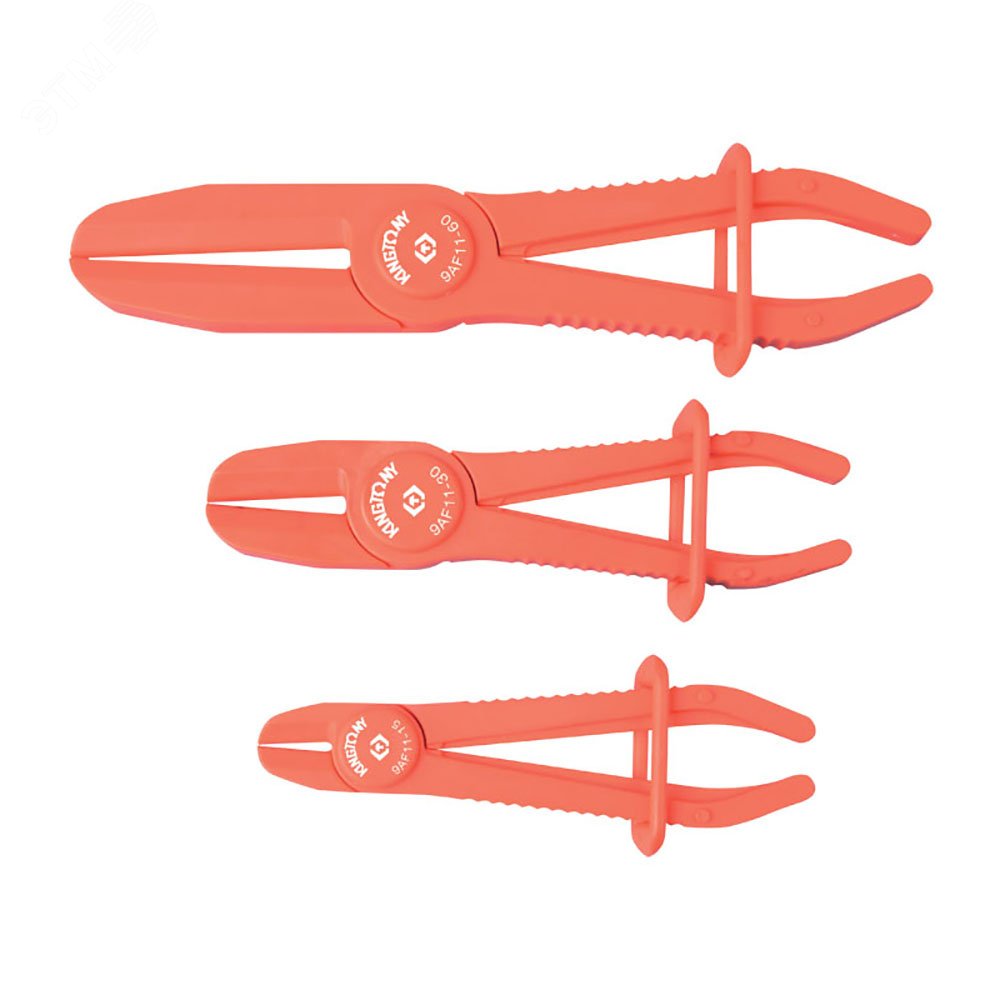 Изображение товара Зажимы пластиковые для шлангов 15-60 мм, 3 шт