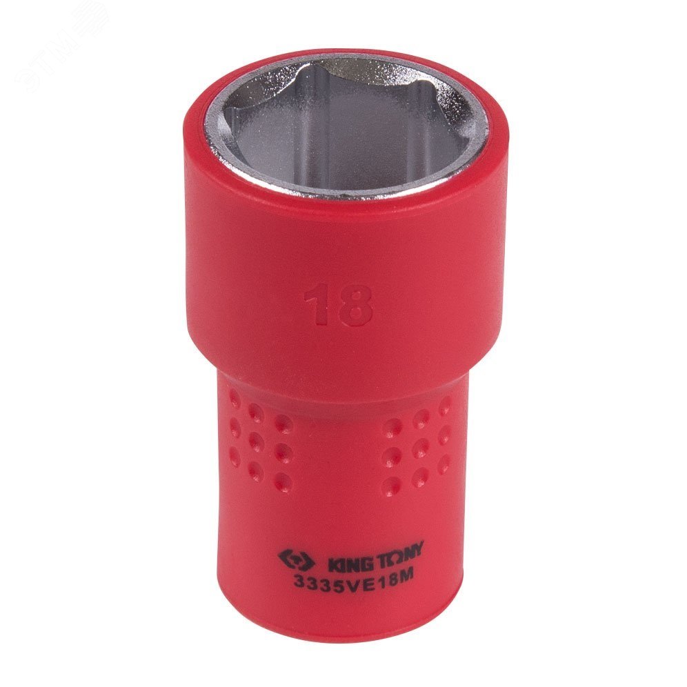 Изображение товара Головка торцевая диэлектрическая шестигранная 3/8'' 18 мм от King Tony