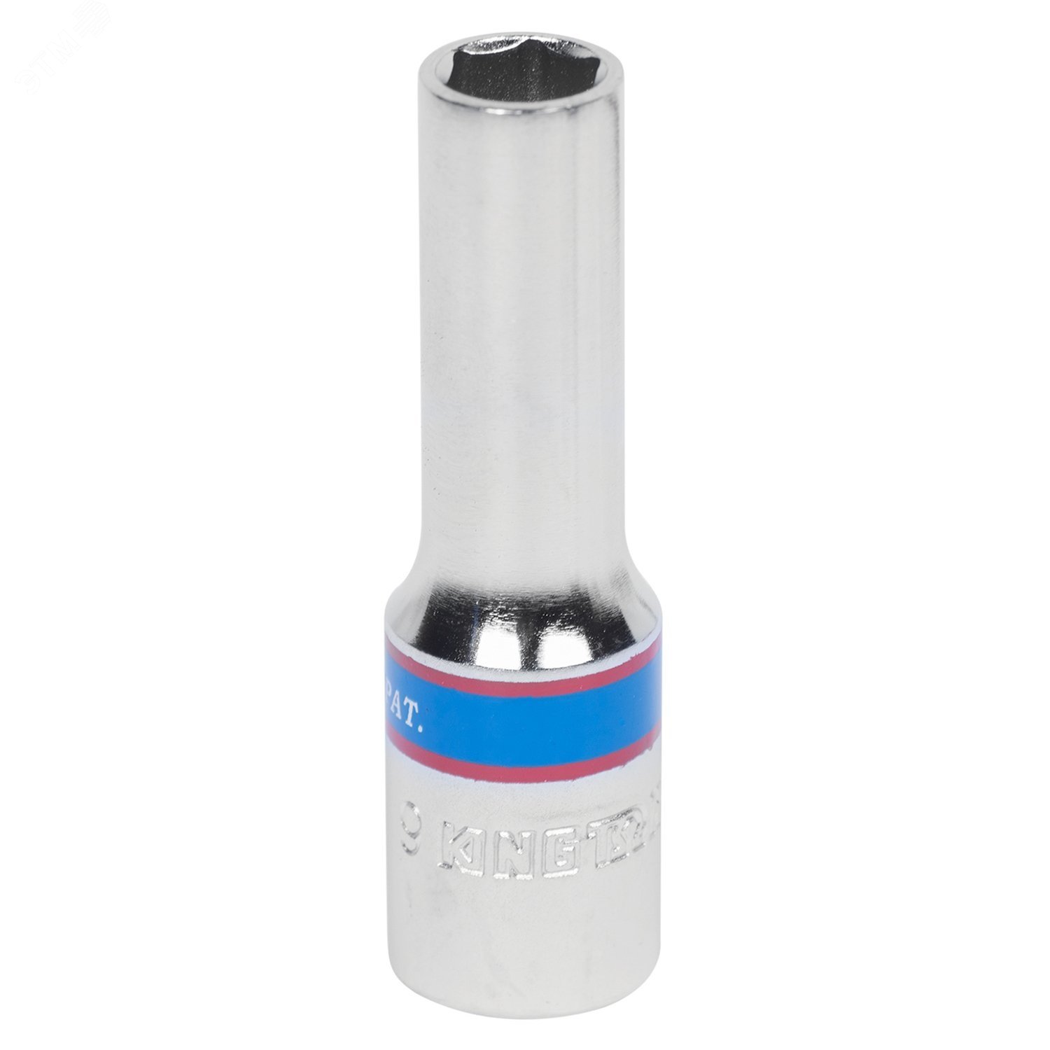 Изображение товара Головка торцевая глубокая шестигранная 3/8' 9 мм King Tony