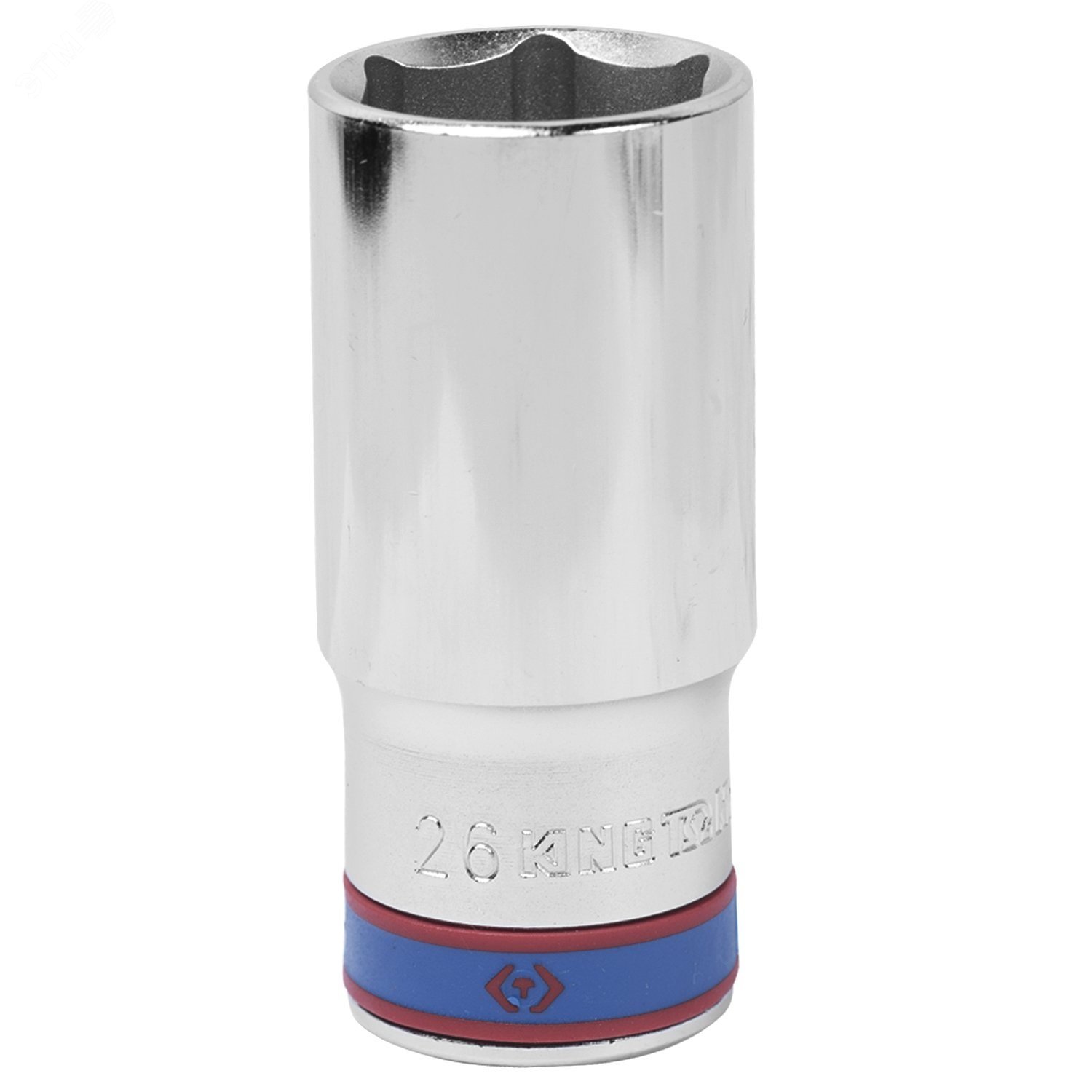 Изображение товара Головка торцевая глубокая шестигранная 1/2 26 мм из стали для сложных соединений