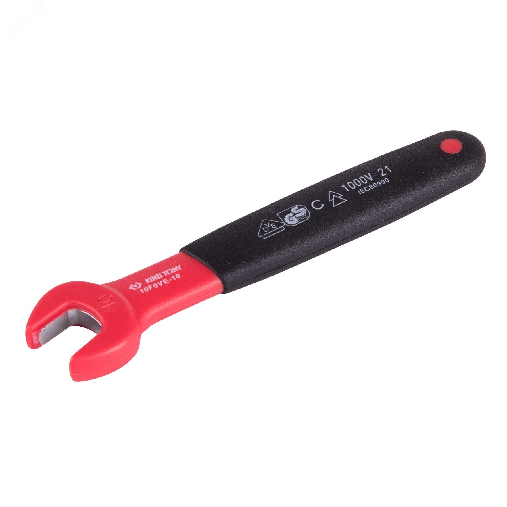Изображение товара Ключ рожковый диэлектрический 10 мм King Tony для работы с электричеством