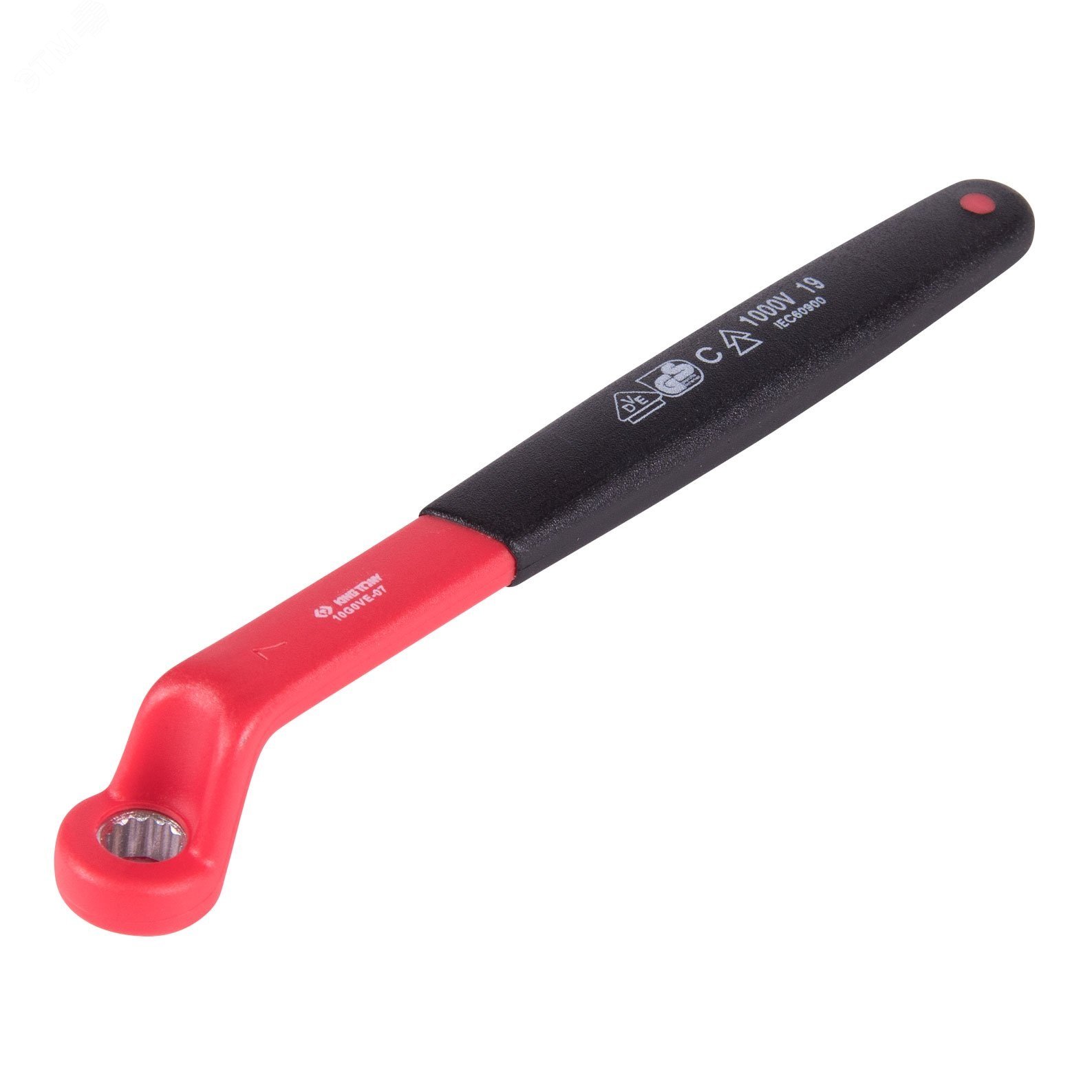 Изображение товара Ключ накидной диэлектрический 7 мм для электромонтажа сертифицированный IEC 60900