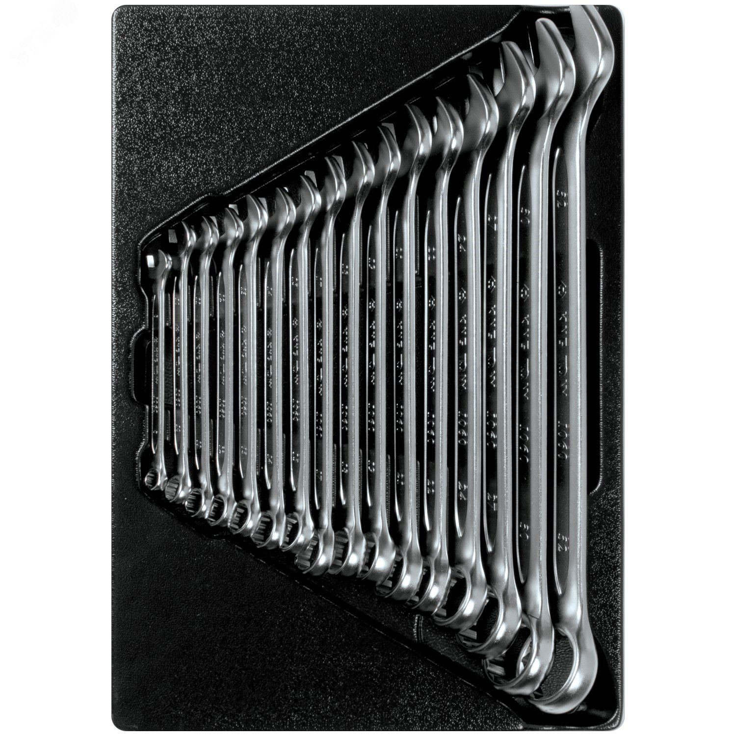 Изображение товара Набор комбинированных ключей KING TONY 16 предметов с пожизненной гарантией