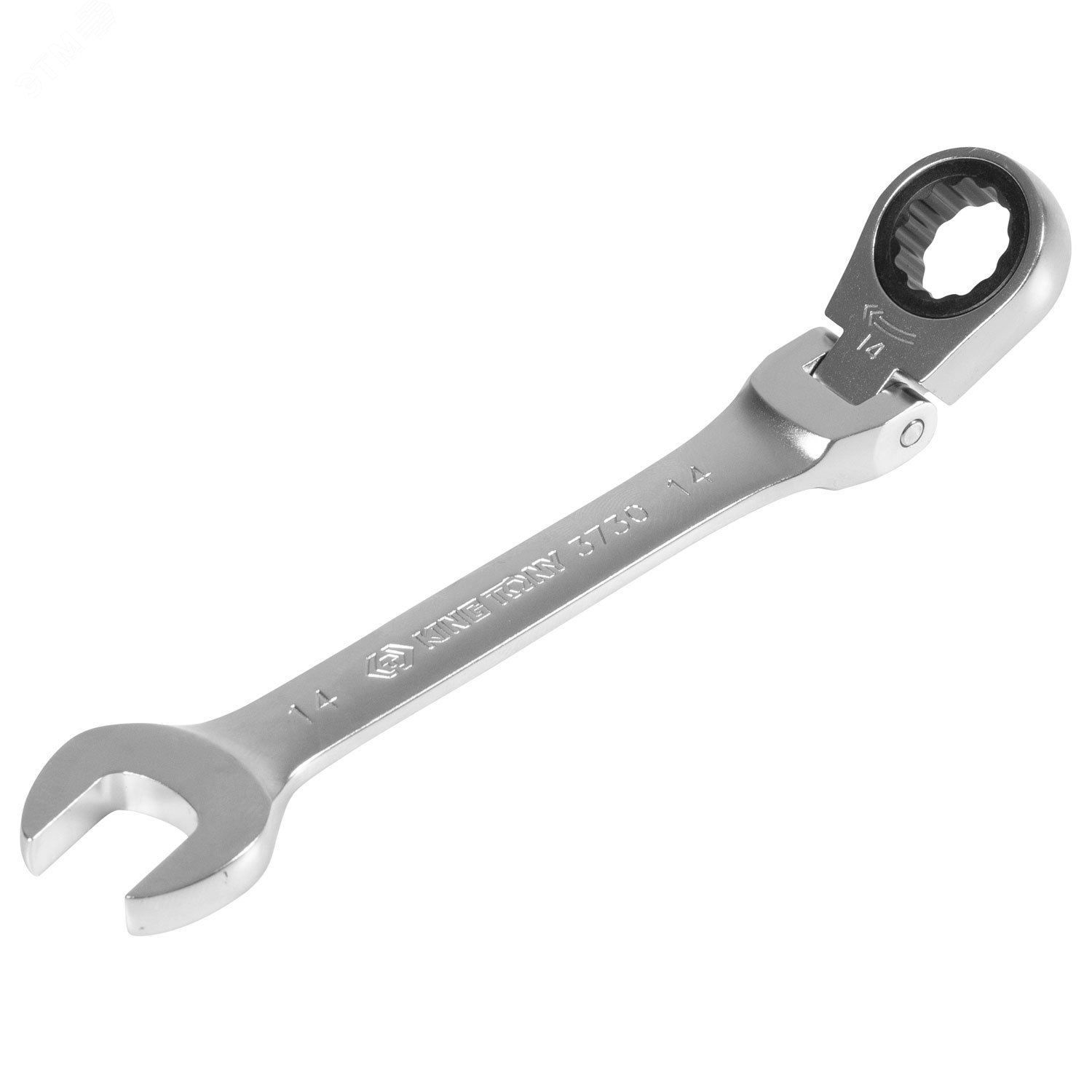 Изображение товара Ключ трещоточный комбинированный с шарниром 14 мм King Tony