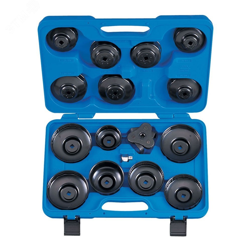 Изображение товара Набор съемников масляных фильтров 66-108 мм 16 шт профессиональный