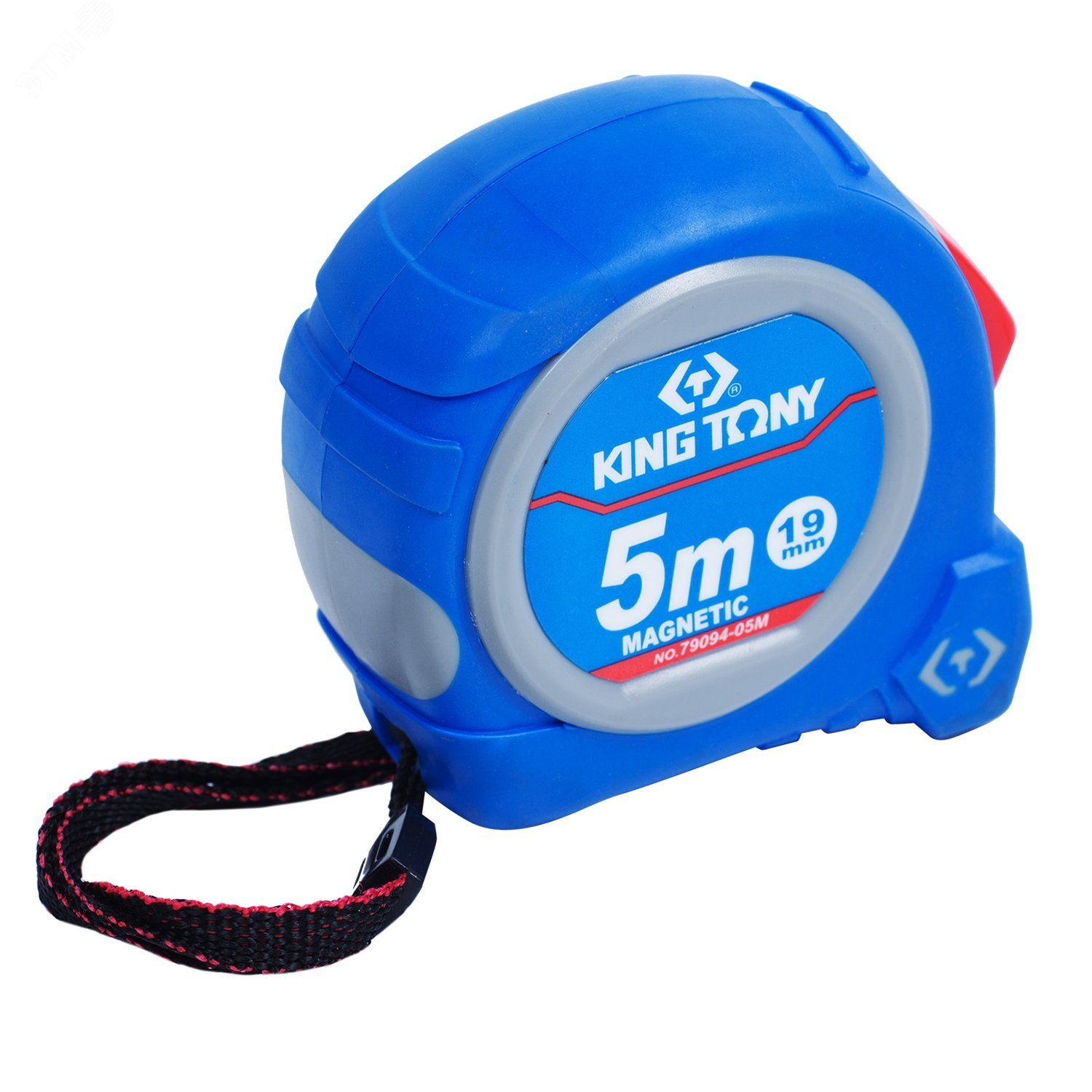 Изображение товара Рулетка измерительная 5 м с магнитным крюком King Tony