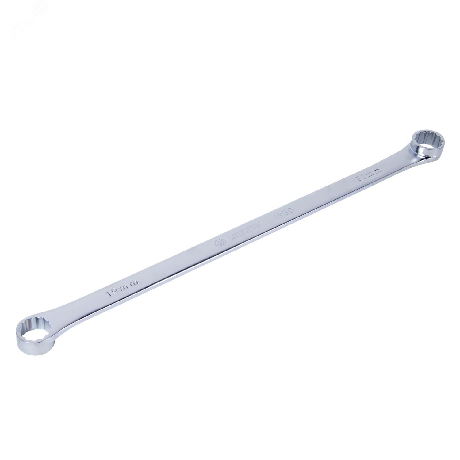 Изображение товара Ключ накидной 19х21 мм прямой удлинённый KingTony для авто и техники