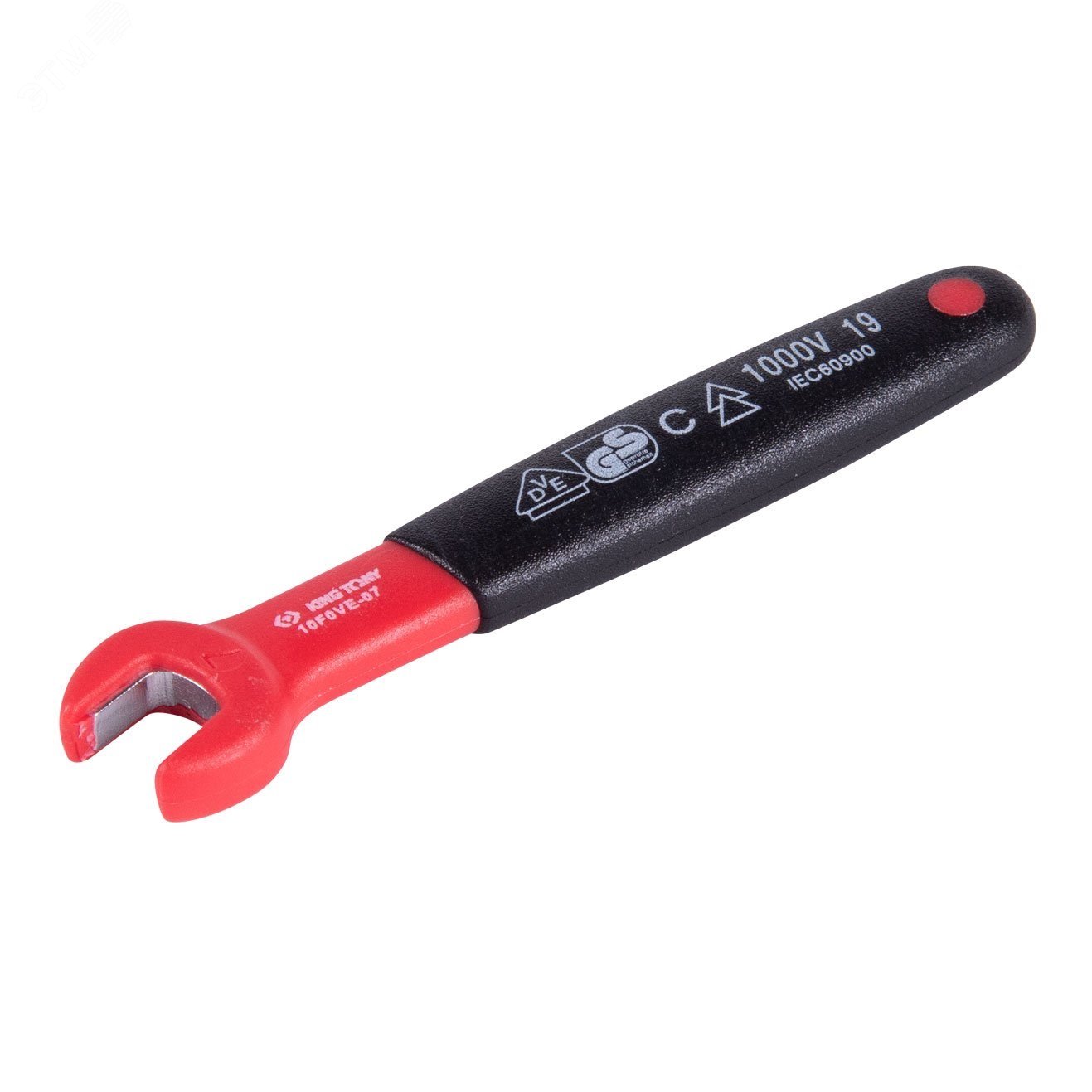 Изображение товара Ключ рожковый диэлектрический 7 мм от King Tony для электромонтажных работ