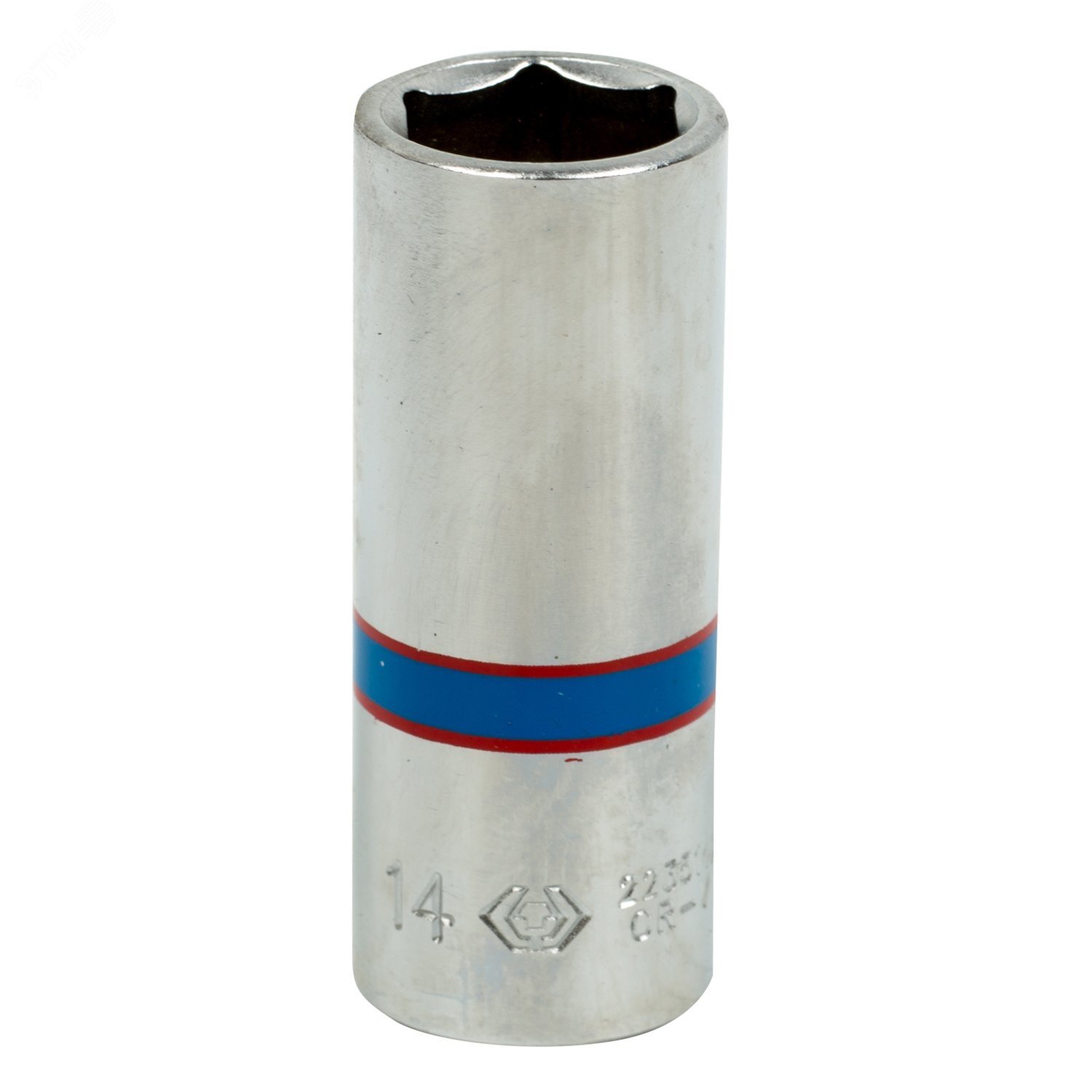 Изображение товара Головка торцевая глубокая шестигранная 14 мм 1/4 дюйма King Tony