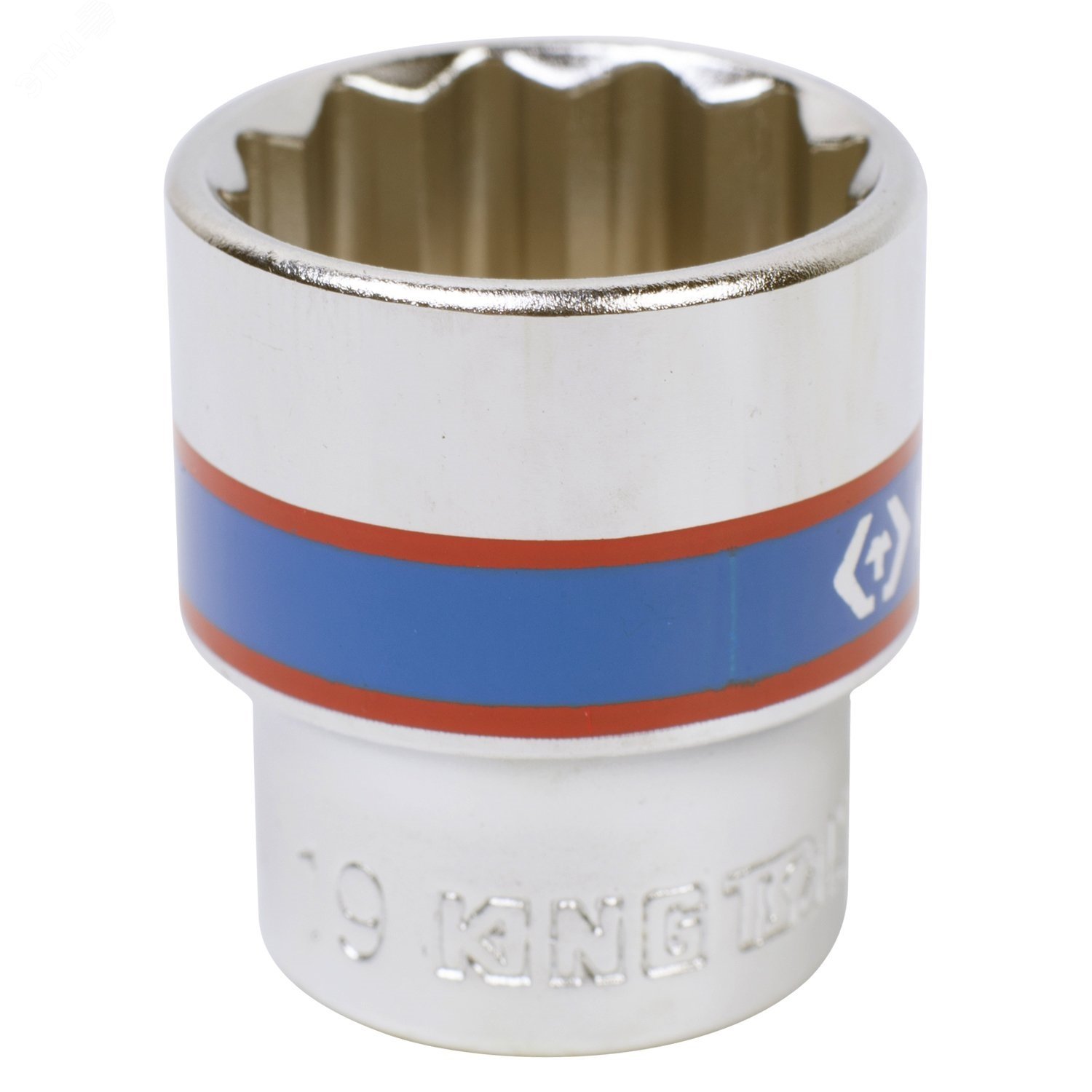 Изображение товара Головка торцевая двенадцатигранная 3/8 19 мм King Tony