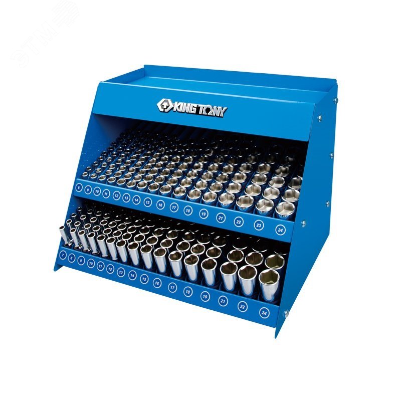 Изображение товара Стенд с торцевыми головками 3/8', 8-24 мм, серия 3335M, 3235M, 268 предметов (шт)