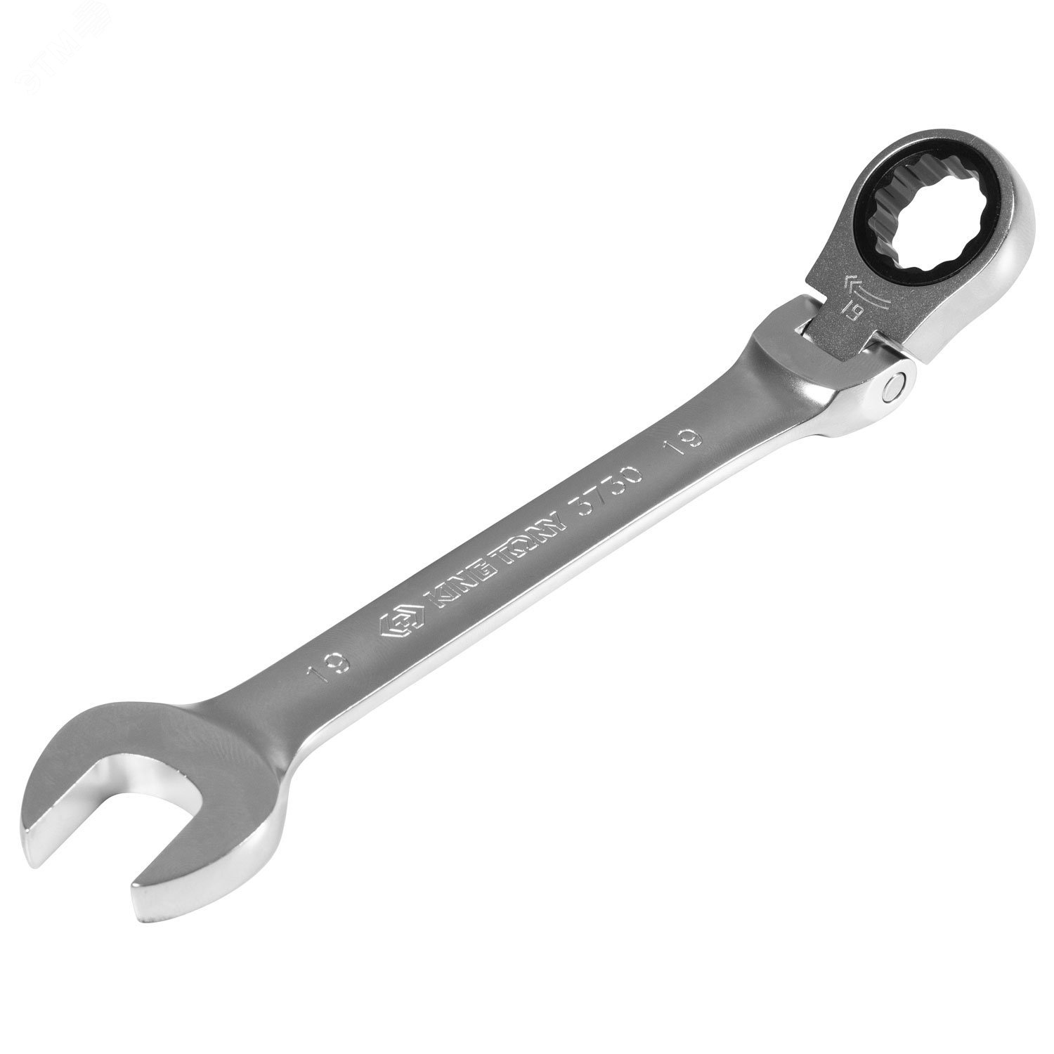 Изображение товара Ключ трещоточный комбинированный с шарниром 19 мм 3731