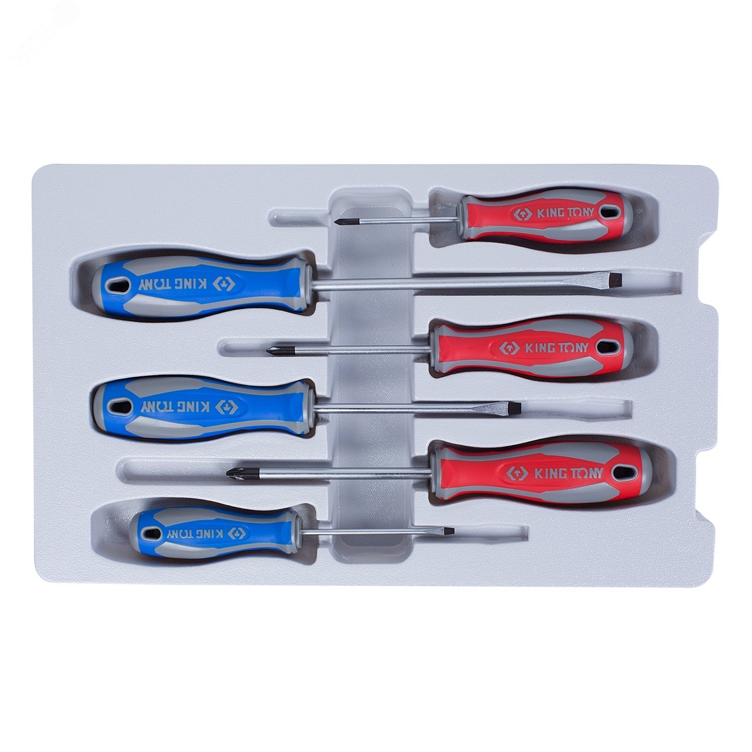 Изображение товара Набор отверток 6 предметов с эргономичными рукоятками