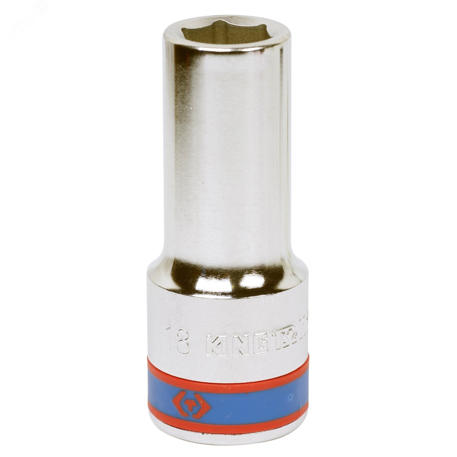 Изображение товара Головка торцевая глубокая шестигранная 3/4 18 мм для крепежа в труднодоступных местах