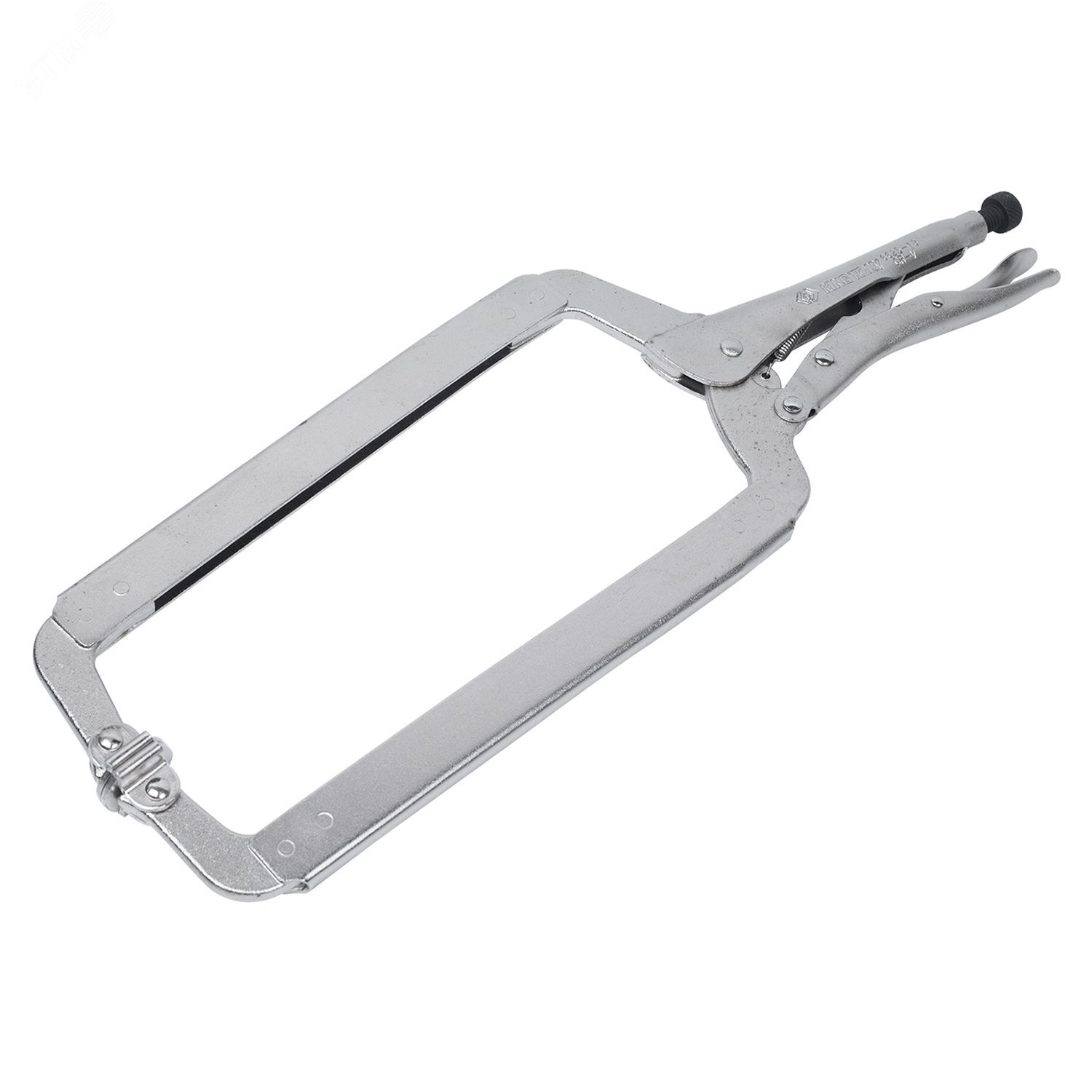 Изображение товара Зажим с фиксатором 450 мм C-образный с подвижными губками - King Tony