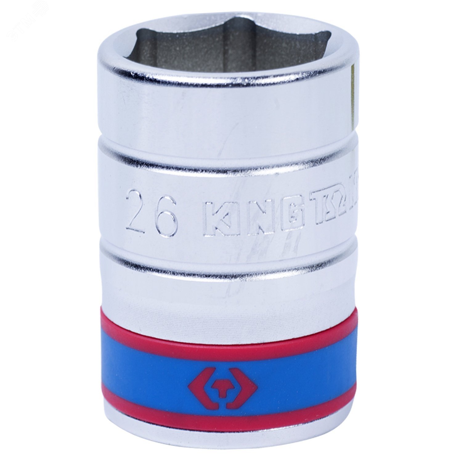 Изображение товара Головка торцевая шестигранная 26 мм 3/4 длина 52 мм для СТО автосервиса