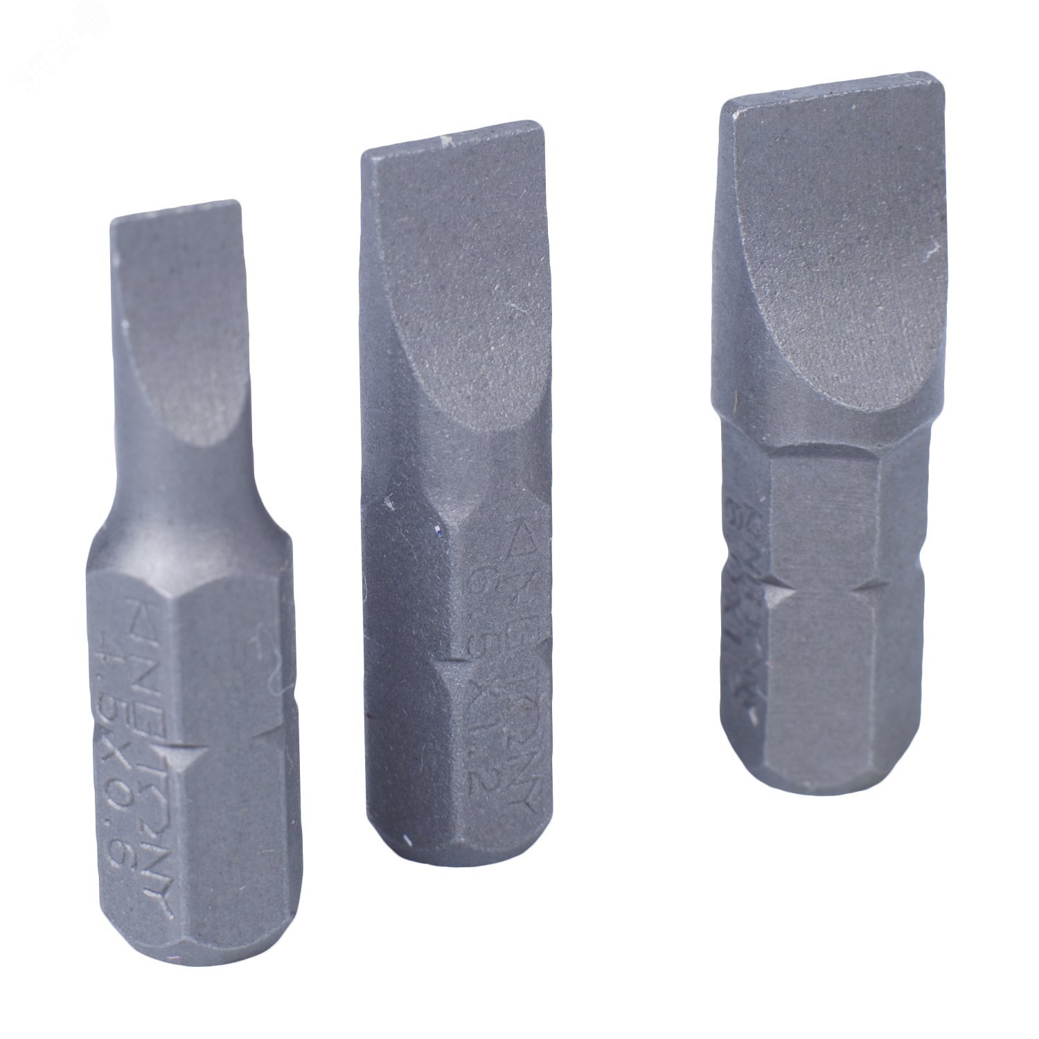 Изображение товара Набор вставок шлицевых 1/4 -SL4.5, SL6.5, SL8.0 - 3 шт King Tony