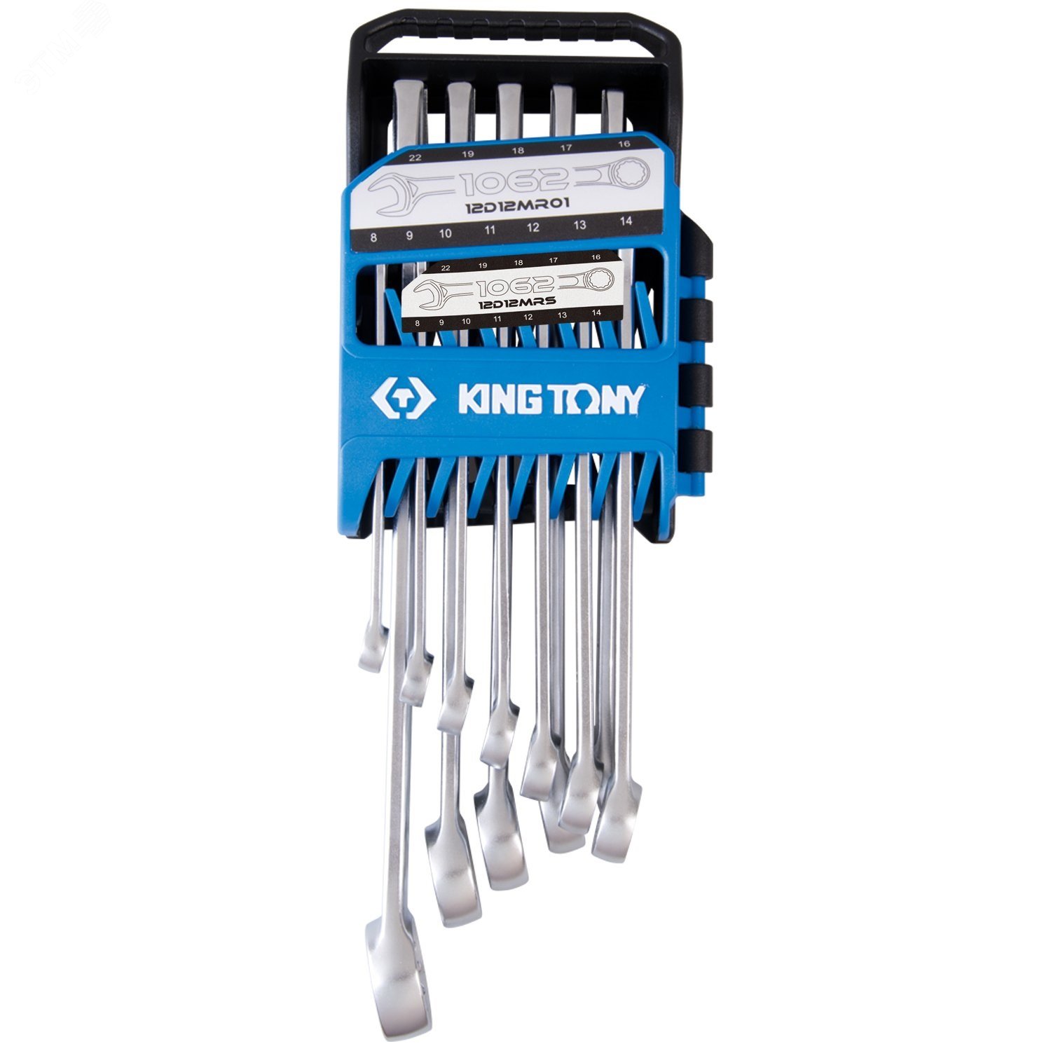 Изображение товара Набор комбинированных ключей 8-22 мм 12 предметов King Tony