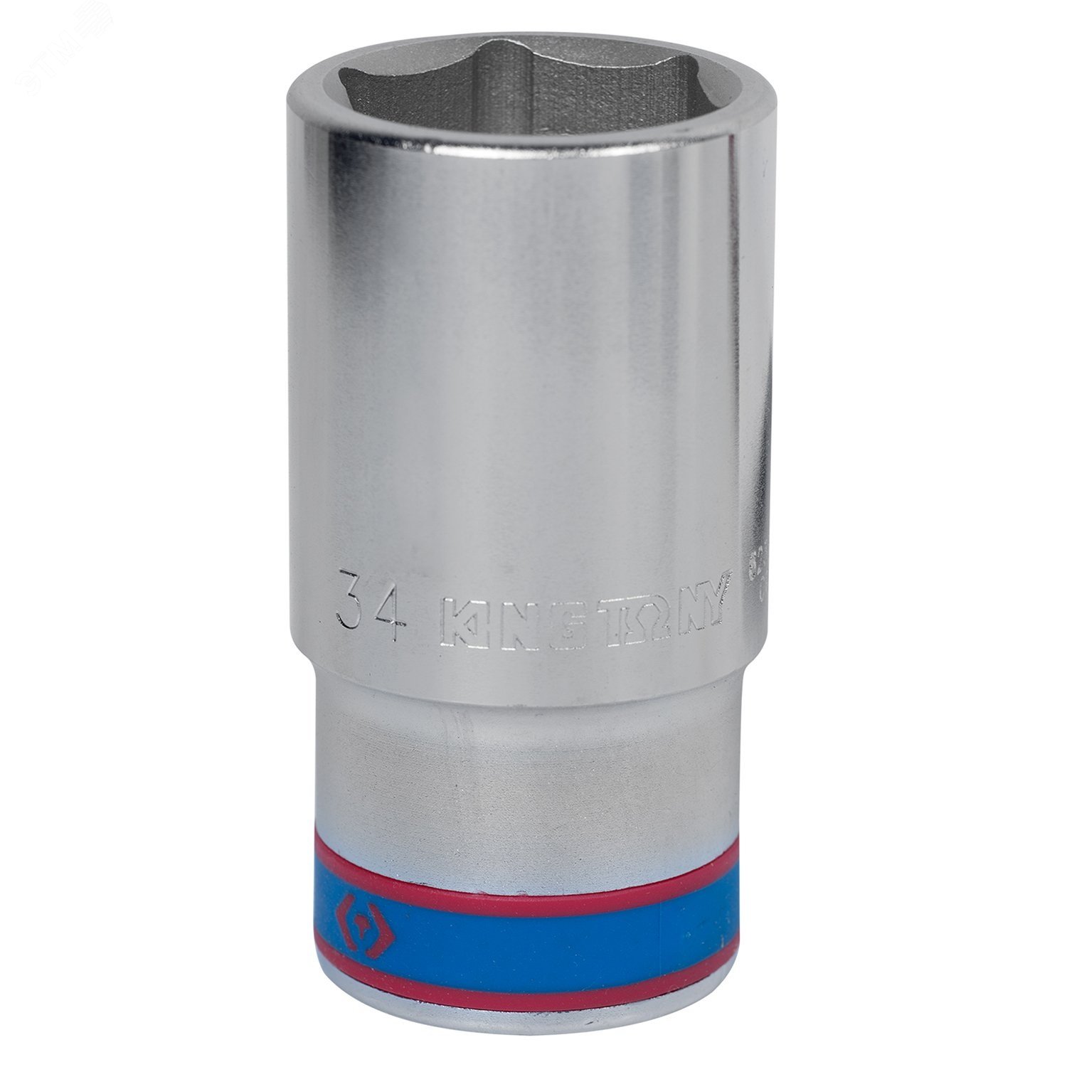 Изображение товара Головка торцевая глубокая шестигранная 3/4 34 мм - прочный инструмент для монтажа и демонтажа