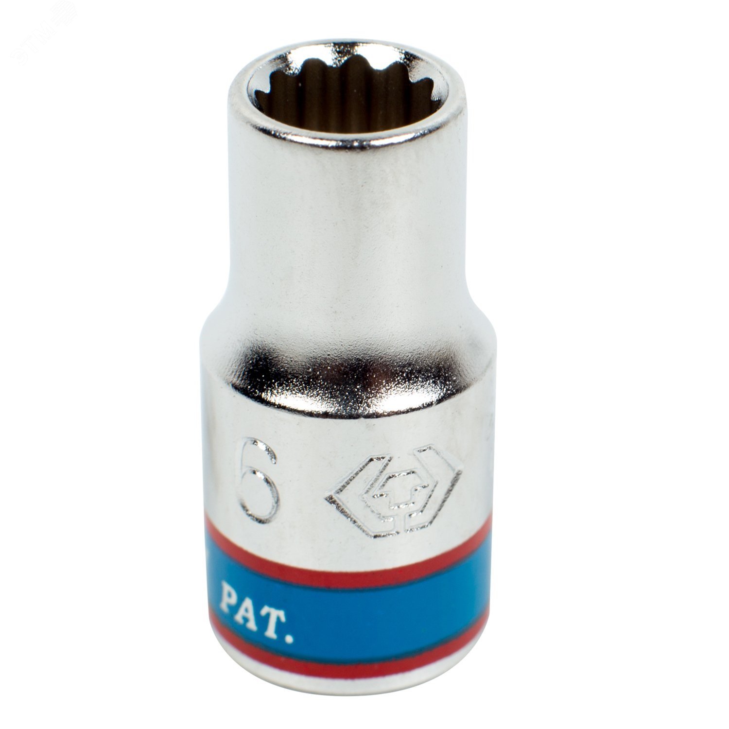 Изображение товара Головка торцевая двенадцатигранная 1/4'' 6 мм King Tony