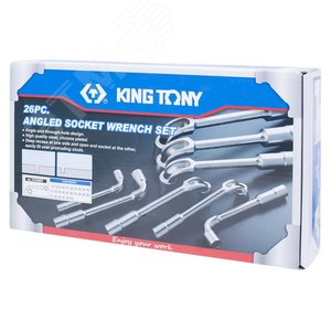Изображение товара Набор торцевых L-образных ключей, 6-32 мм, 26 предметов (шт)