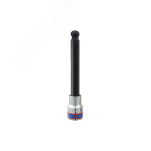 Изображение товара Насадка (бита) торцевая 1/2', HEX, 6 мм, L = 140 мм, с шаровым окончанием (шт)