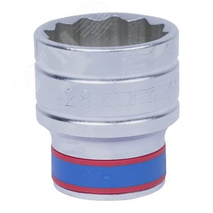 Изображение товара Головка торцевая стандартная двенадцатигранная 1/2', 28 мм (шт)