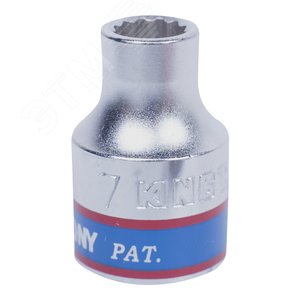 Изображение товара Головка торцевая стандартная двенадцатигранная 3/8', 7 мм (шт)