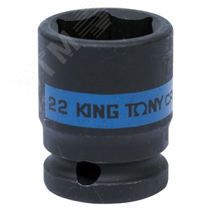 Головка торцевая ударная шестигранная 1/2', 22 мм King Tony