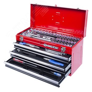 Изображение товара Набор инструментов универсальный, выдвижной ящик, 69 предметов (шт)