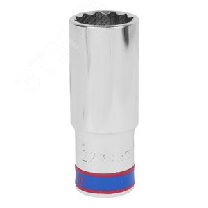 Изображение товара Головка торцевая глубокая двенадцатигранная 1/2', 22 мм (шт)