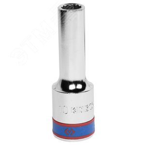 Изображение товара Головка торцевая глубокая двенадцатигранная 1/2', 10 мм (шт)