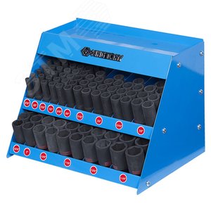 Изображение товара Стенд с ударными глубокими торцевыми головками 1/2', 5/16'-1&1/4', серия 4435S, 102 предме (шт)