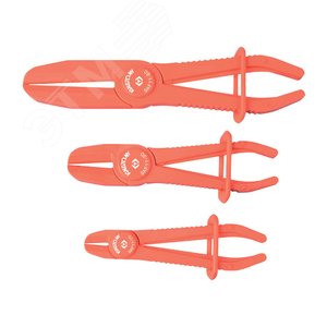 Изображение товара Зажимы для шлангов пластиковые 15-60 мм, 3 предмета (шт)