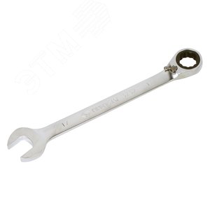Ключ трещоточный комбинированный с флажковым переключением 17 мм