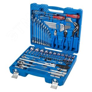 Изображение товара Набор инструментов универсальный, дюймовый, 87 предметов (шт)