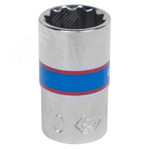 Изображение товара Головка торцевая стандартная двенадцатигранная 1/4', 10 мм (шт)