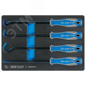 Изображение товара Набор для демонтажа сальников и колец, ложемент, 4 предмета (шт)