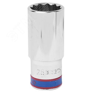 Изображение товара Головка торцевая глубокая двенадцатигранная 1/2', 25 мм (шт)