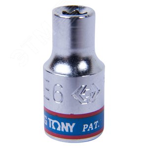 Изображение товара Головка торцевая TORX Е-стандарт 1/4', E6, L = 24 мм (шт)
