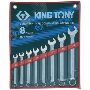 Изображение товара Набор комбинированных ключей, 10-22 мм, 8 предметов (шт)