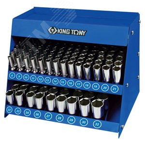 Изображение товара Стенд с глубокими торцевыми головками 1/2', 8-32 мм, серия 4230M, 165 предметов (шт)