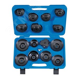 Изображение товара Набор съемников масляных фильтров, 66-108 мм, 16 предметов (шт)